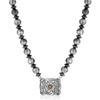 NC6608 Montana Silversmiths Cowgirl Pearls Buckle Necklace