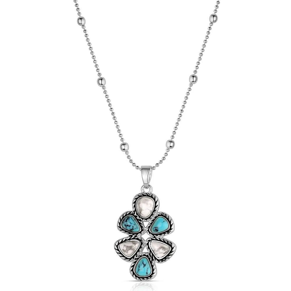 NC6609 Montana Silversmiths Dakota Skies Turquoise Necklace