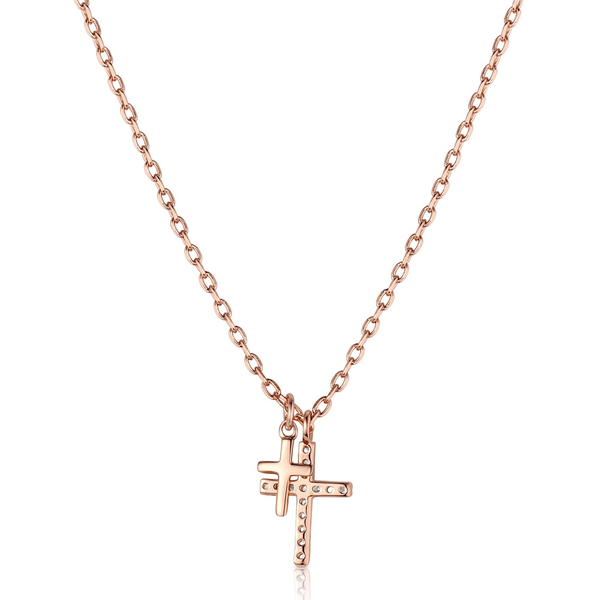 NC6627 Montana Silversmiths Doubled Down Faith Necklace