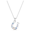 NC6700 Montana Silversmiths Mystic Horseshoe Opal Necklace