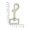 P-3219-1-NP 1" Nickel Bolt Swivel Halter Replacement Snap - Zinc Alloy