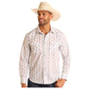 PMN2S05739 Panhandle Men's Long Sleeve Western Snap Shirt - Grey