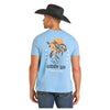 PU21T06927 Panhandle Men's Giddy Up Graphic Short Sleeve Tee -  Blue