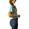 Kimes Ranch Women's Places Cropped T-Shirt - Mint