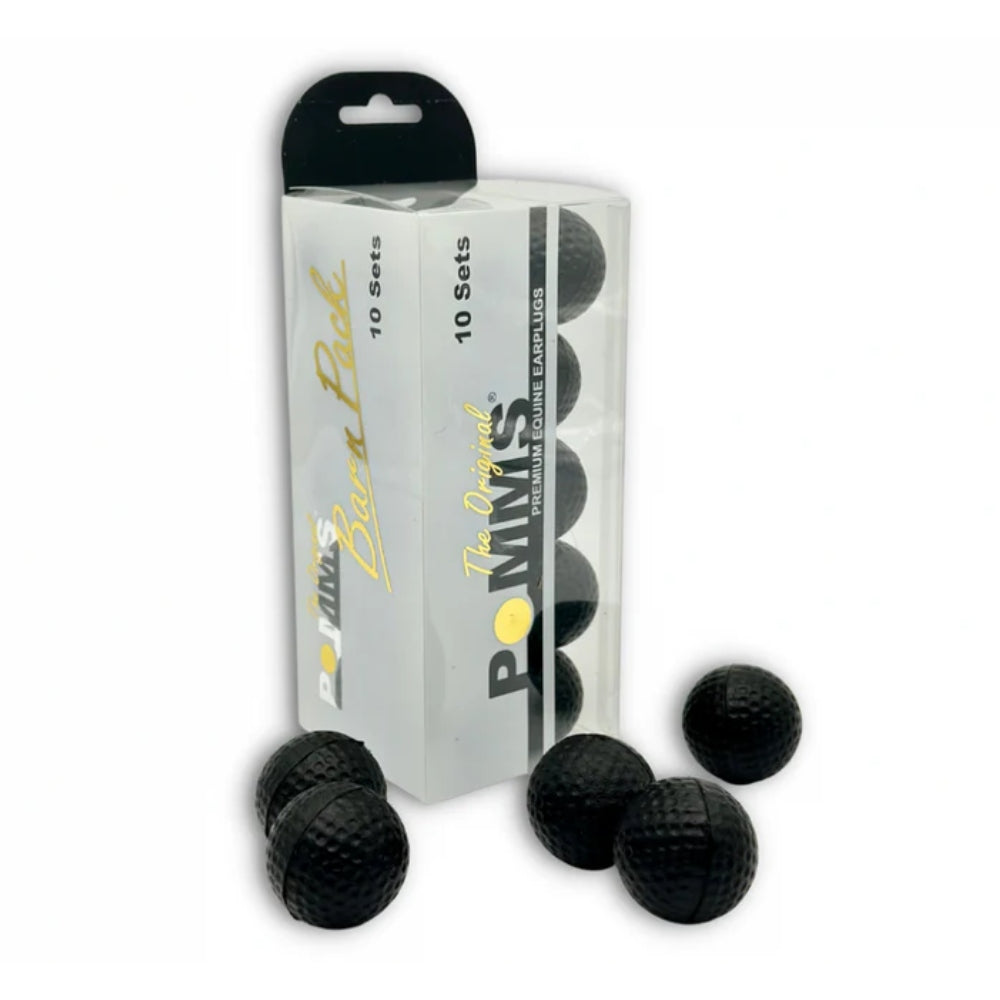 Pomms Premium Equestrian Ear Plugs - 10 Pack