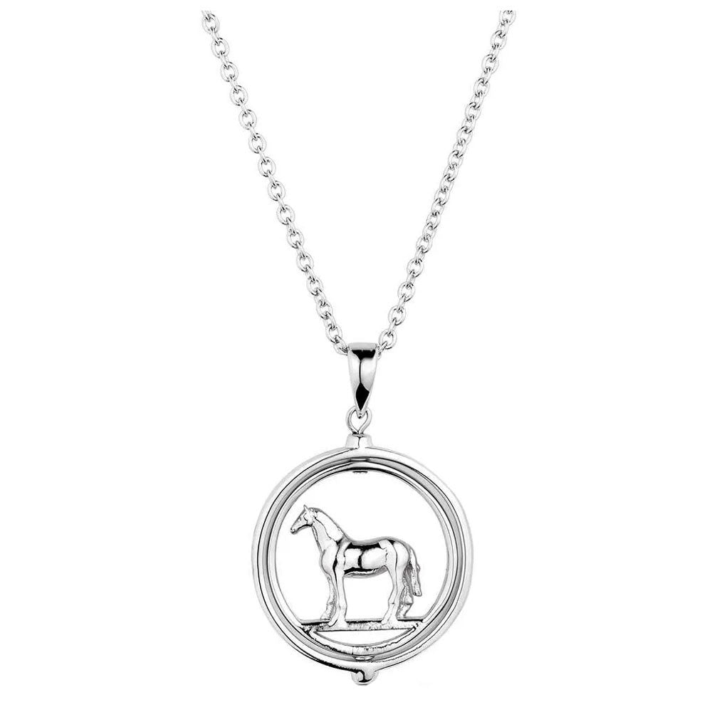 QNC5971 Montana Silversmiths AQHA Horses of the World Necklace