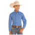 RBN2S08924 Panhandle Slim Boys' Long Sleeve Western Snap Shirt - Navy