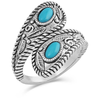 RG4753B Montana Silversmiths Find the Balance Turquoise Wrap Ring