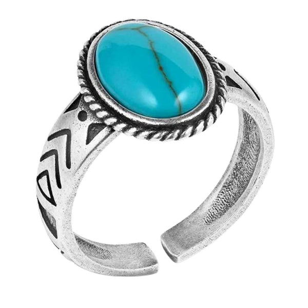RG5810 Montana Silversmiths Uncovered Beauty Turquoise Ring