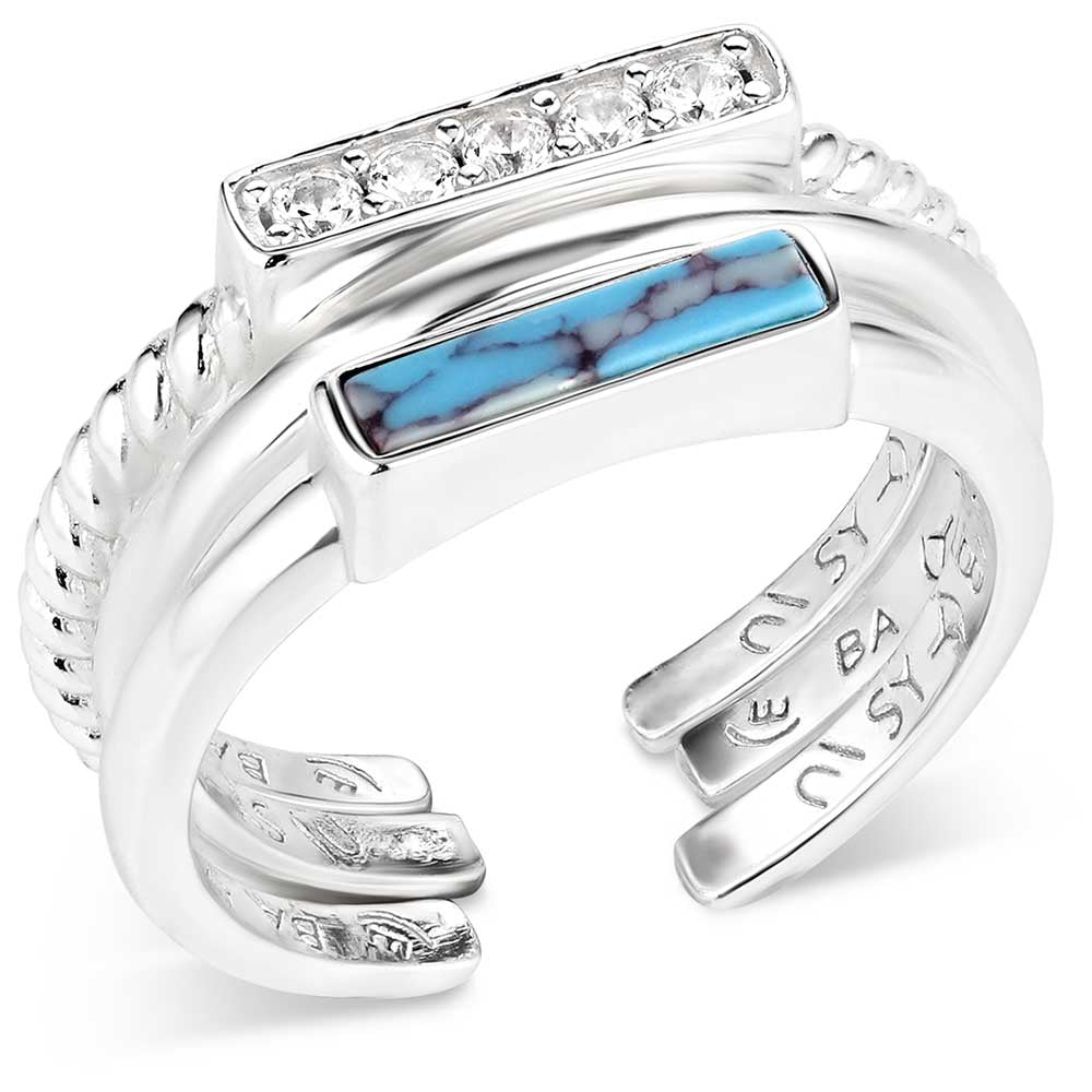 RG6218B Montana Silversmiths Effortless Trio Stacked Ring Set