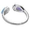 RG6300 Montana Silversmith Blue Opal Flare Ring