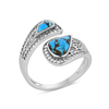 RG6690 Montana Silversmiths Meadow Mist Turquoise Ring