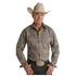 RMN2S02209 Panhandle Men's Long Sleeve Western Snap Shirt -Tan