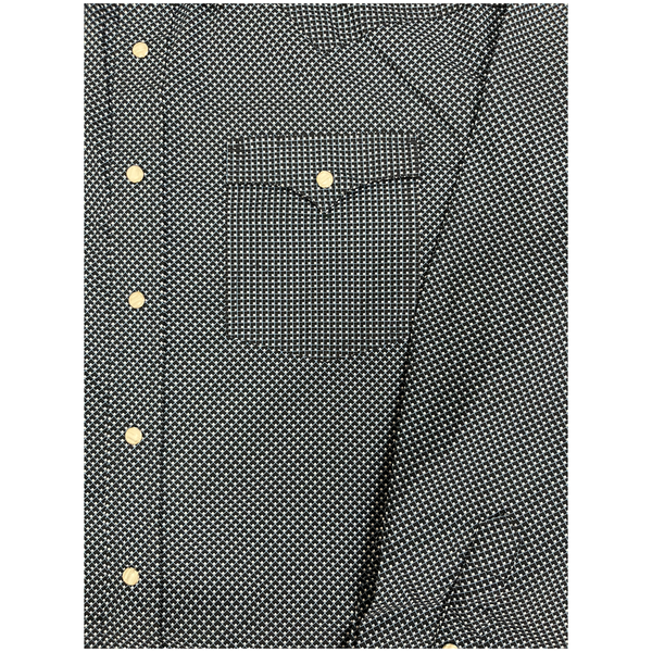 RMN2S09535 Panhandle Slim Men's Long Sleeve Western Snap Shirt - Black