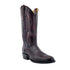 RW7008-3 R. Watson Men's Black Cherry Brush Off Round Toe Cowboy Boot