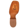 RW7900-2 R. Watson Men's Natural Ring Tail Lizard Chocolate Square Toe Cowboy Boot