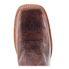 RW8031-2 R. Watson Men's Wide Square Toe Loco Distressed Goat Western Cowboy Boot