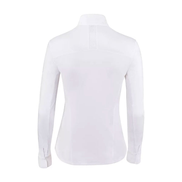 TOR850C R.J. Classics Women's Tori Long Sleeve White Show Shirt - Llama Print