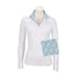 TRJ850C RJ Classics Tori Jr Children's Long Sleeve English Show Shirt - White with LLAMAS
