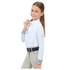 TRJ850KK RJ Classics Tori Jr Children's Long Sleeve English Show Shirt - White with Glam Time