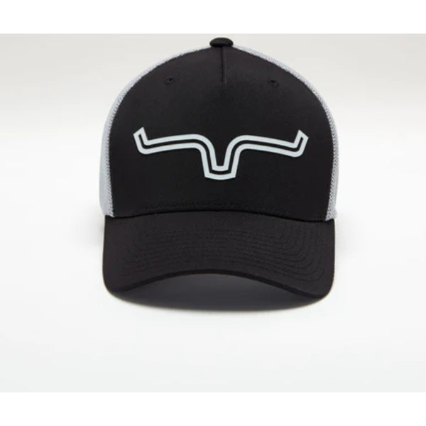 Kimes Ranch Double Trac Trucker Hat Cap - Black
