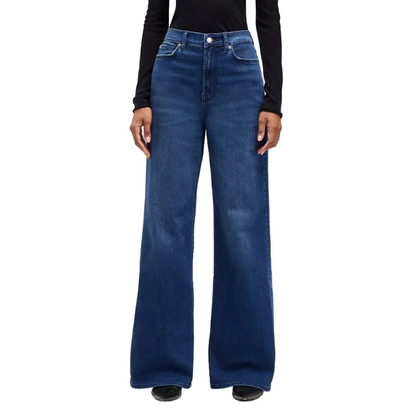 7 For All Mankind Ultra High Rise Jo Wide Leg Jean - Crater 7UH00005
