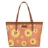 WG204-2002 Wrangler Sunflower Print Tote Bag - Brown