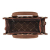 WG2211-8120S Wrangler Southwestern Pattern Dual Sided Print Tote Crossbody Bag - Brown