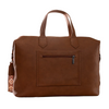 WG313-5110BR Wrangler Sherpa Aztec Canvas Duffle Bag - Brown