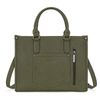 WG313-8119GN Wrangler Sherpa Aztec Canvas Tote Crossbody Purse - Green
