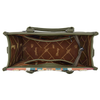 WG313-8119GN Wrangler Sherpa Aztec Canvas Tote Crossbody Purse - Green
