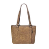 WRS-1017 Wrangler Concealed Carry Shoulder Bag Tote  - Light Brown