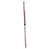Beagley Braiding Co Leather Quirt with Nylon Braid