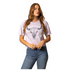 Kimes Ranch Women's Bison Skull Cropped Short Sleeve T-Shirt - Lavender