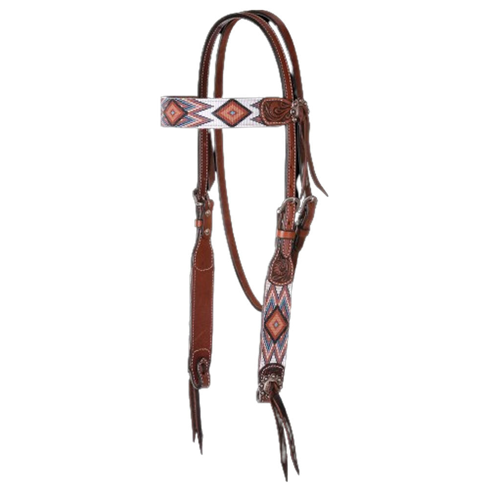 Circle Y Chicago Screw End Smooth Browband Headstall - Equestrian Le Circle Y Chicago Screw End Smooth Browband Headstall - Equestrian Le