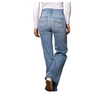 Kimes Ranch Women's Zoey High Rise Wide Leg Stovepipe Fit Jeans - Light Wash