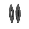 1450BL Perri's Rubber Rein Stops- Black