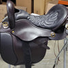 T49-620-4163-12 Tucker Equitation Endurance Trail Saddle 16.5 Inch Wide Tree Brown