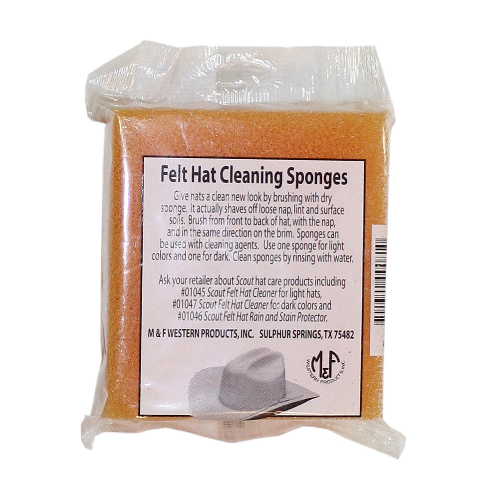 01032 M & F Felt Cowboy Hat Cleaning Sponges