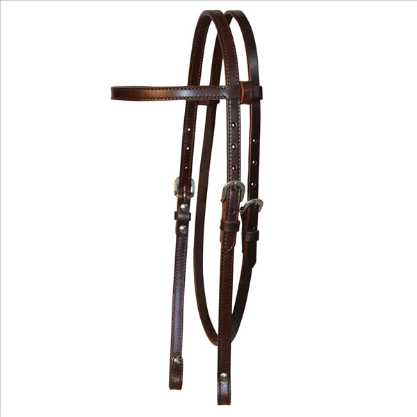 0125-00 Circle Y 5/8 Inch Plain Browband Headstall