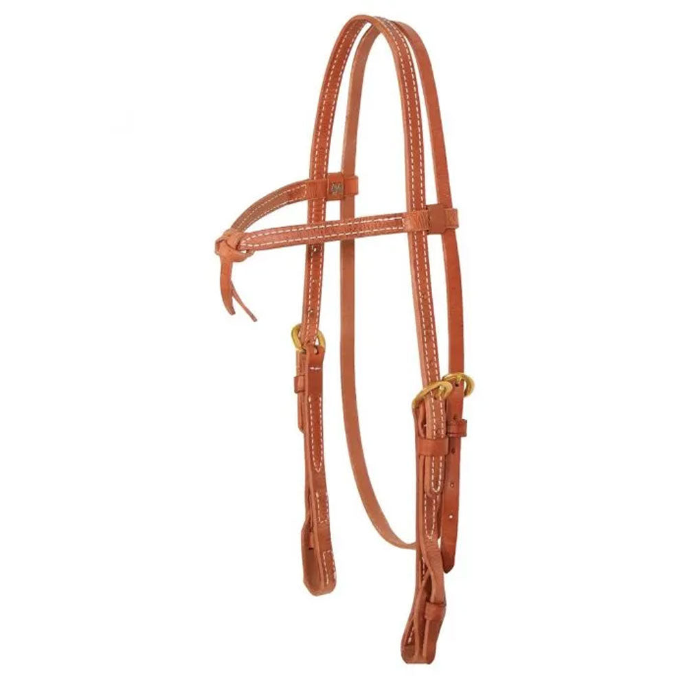 0127-1066 Circle Y Julie Goodnight Futurity Browband Western Headstall Herman Oak