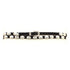 0292401 M&F Black Suede Hatband w/ Silver Conchos