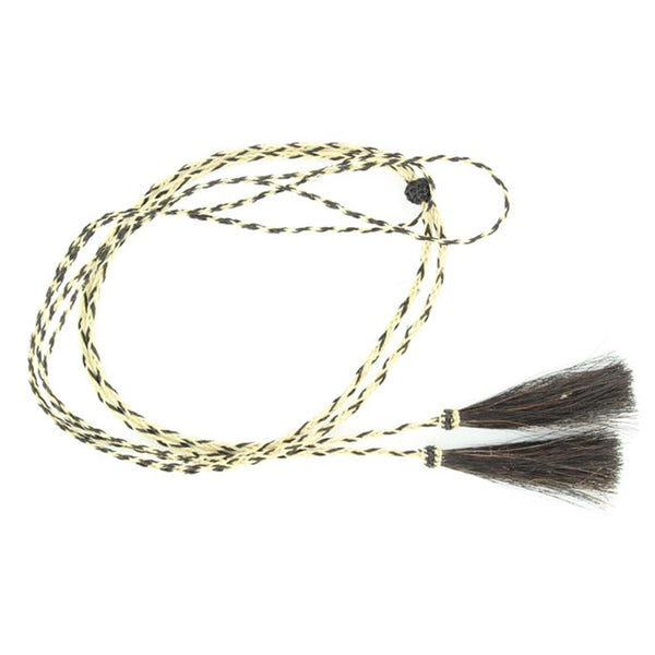 0296048 M&F Natural Horsehair Braided Stampede String - Natural