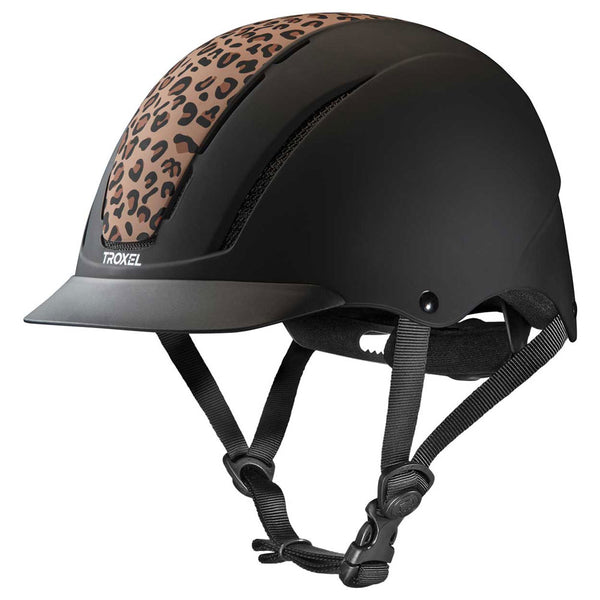 04-555 Troxel Spirit Riding Helmet - Sahara Leopard