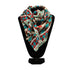 0908933 M&F Silk Print Wild Rag - Aztec Turquoise