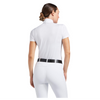 10008992 Ariat Women's Aptos Short Sleeve Show Shirt - White