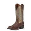 10016317 Ariat Women's Round Up Wide Square Toe Western Cowboy Boot Brown/Bronze