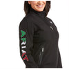 10031428 Ariat Women's Mexico Team Softshell Jacket - Black