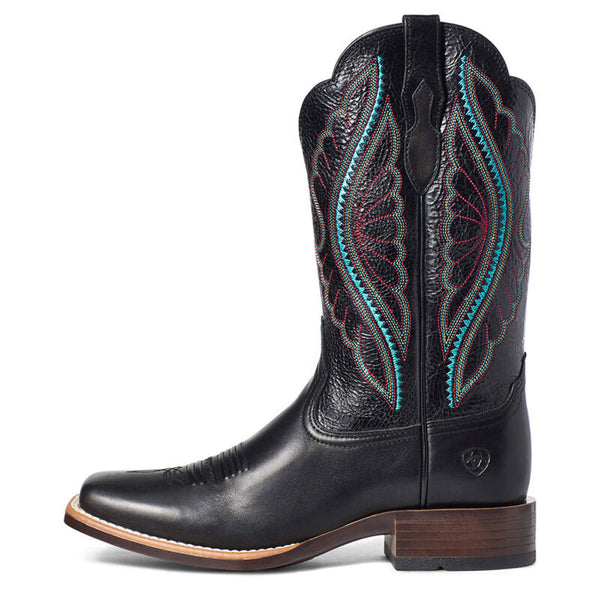 10035934 Ariat Women's PrimeTime Western Boot - True Black