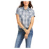 10036275 Ariat Women's R.E.A.L Delightful Short Sleeve Shirt - Slipstream